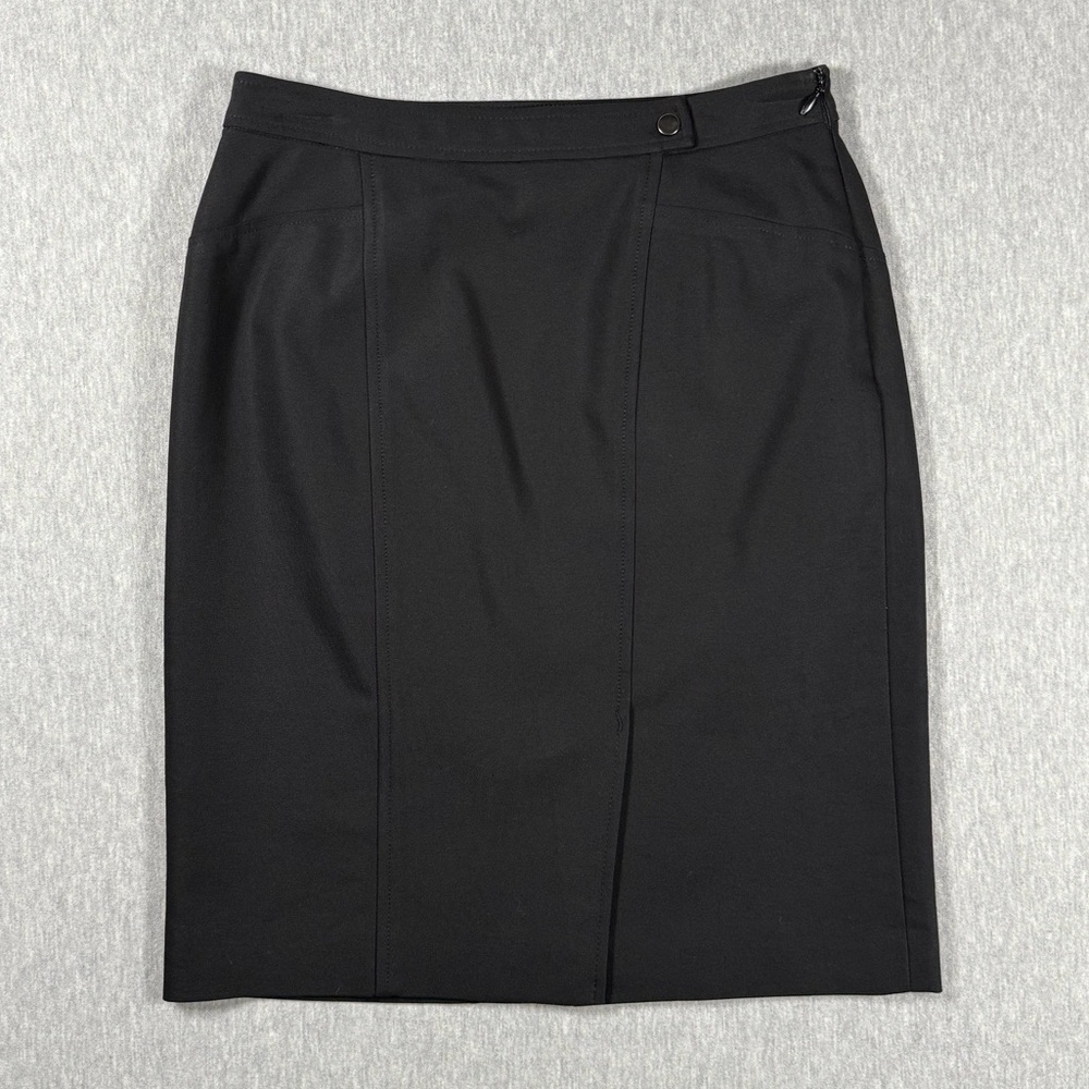 Ann Taylor Black Pencil Skirt | 0P Petite | Lined Skirt